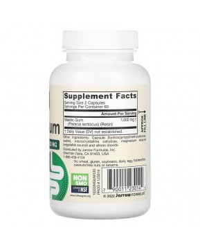 Jarrow Formulas, мастиковая смола, 120 растительных капсул