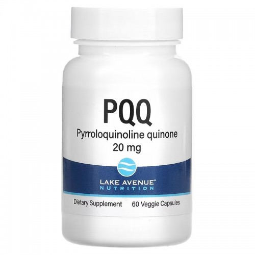 Lake Avenue Nutrition, пирролохинолинхинон, 20 мг, 60 растительных капсул Lake Avenue Nutrition, пирролохинолинхинон, 20 мг, 60 растительных капсул