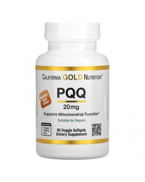 California Gold Nutrition, Пирролохинолинхинон, 20 мг, 90 растительных капсул California Gold Nutrition, Пирролохинолинхинон, 20 мг, 90 растительных капсул