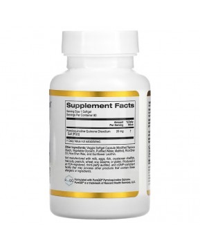 California Gold Nutrition, Пирролохинолинхинон, 20 мг, 90 растительных капсул