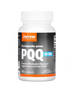Jarrow Formulas, пирролохинолинхинон, 20 мг, 30 капсул Jarrow Formulas, пирролохинолинхинон, 20 мг, 30 капсул