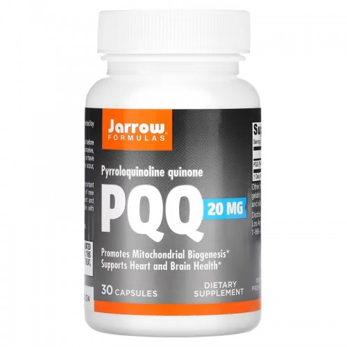 Jarrow Formulas, пирролохинолинхинон, 20 мг, 30 капсул Jarrow Formulas, пирролохинолинхинон, 20 мг, 30 капсул