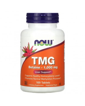 NOW Foods, TMG, 1000 мг, 100 таблеток NOW Foods, TMG, 1000 мг, 100 таблеток