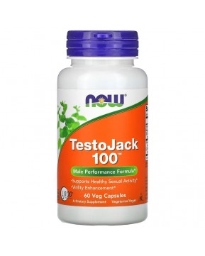 NOW Foods, TestoJack 100, 60 вегетарианских капсул NOW Foods, TestoJack 100, 60 вегетарианских капсул