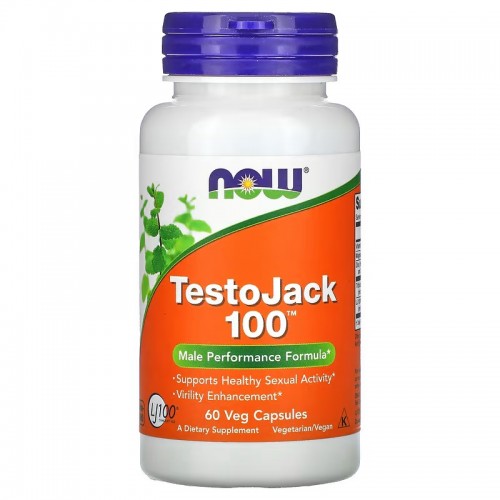 NOW Foods, TestoJack 100, 60 вегетарианских капсул NOW Foods, TestoJack 100, 60 вегетарианских капсул