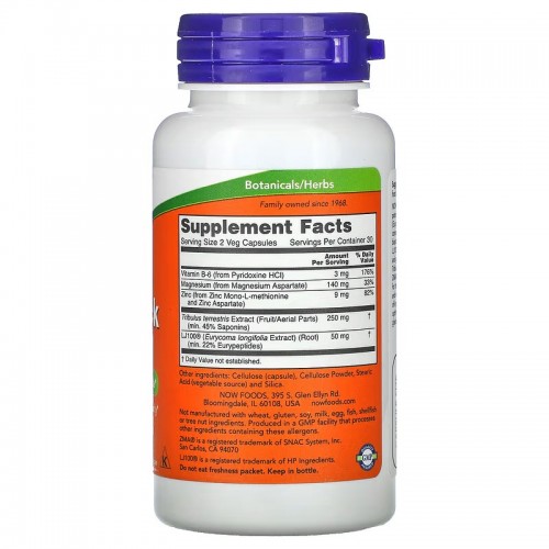 NOW Foods, TestoJack 100, 60 вегетарианских капсул NOW Foods, TestoJack 100, 60 вегетарианских капсул