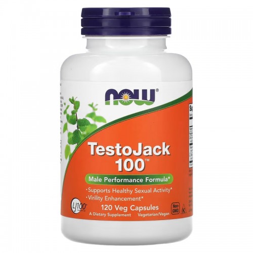 NOW Foods, TestoJack 100, 120 растительных капсул NOW Foods, TestoJack 100, 120 растительных капсул