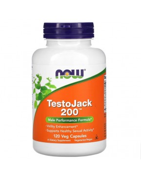 NOW Foods, TestoJack 200, 120 растительных капсул NOW Foods, TestoJack 200, 120 растительных капсул