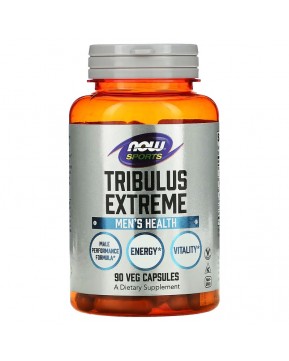 NOW Foods, Sports, Tribulus Extreme, для мужского здоровья, 90 растительных капсул NOW Foods, Sports, Tribulus Extreme, для мужского здоровья, 90 растительных капсул