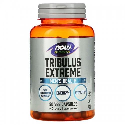 NOW Foods, Sports, Tribulus Extreme, для мужского здоровья, 90 растительных капсул NOW Foods, Sports, Tribulus Extreme, для мужского здоровья, 90 растительных капсул