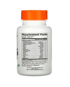 Doctor's Best, пищеварительные ферменты, 90 вегетарианских капсул