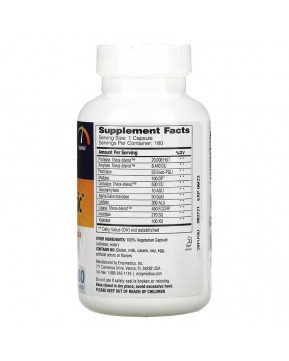 Enzymedica, Digest Basic, формула с основными ферментами, 180 капсул