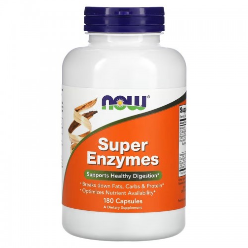NOW Foods, суперферменты, 180 капсул NOW Foods, суперферменты, 180 капсул