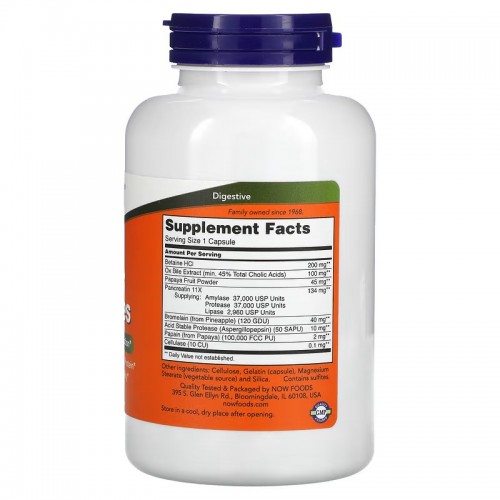 NOW Foods, суперферменты, 180 капсул NOW Foods, суперферменты, 180 капсул