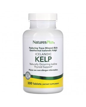 NaturesPlus, исландские бурые водоросли, 300 таблеток NaturesPlus, исландские бурые водоросли, 300 таблеток