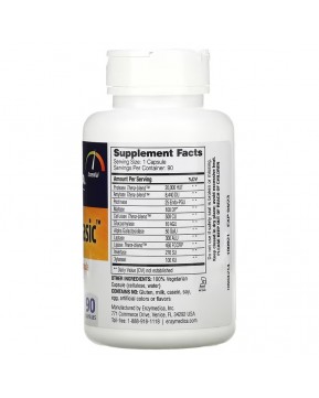 Enzymedica, Digest Basic, состав с основными ферментами, 90 капсул