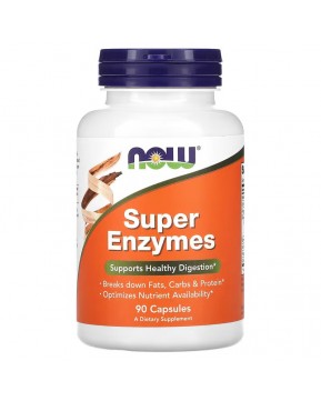 NOW Foods, суперферменты, 90 капсул NOW Foods, суперферменты, 90 капсул