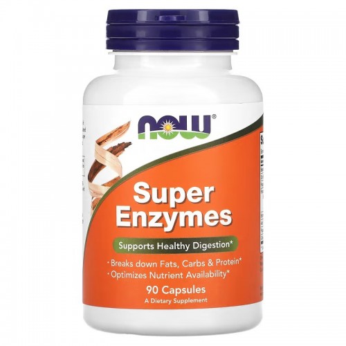 NOW Foods, суперферменты, 90 капсул NOW Foods, суперферменты, 90 капсул