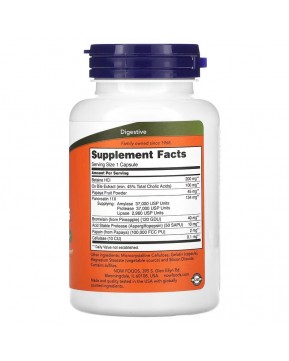 NOW Foods, суперферменты, 90 капсул