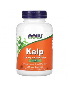 NOW Foods, келп, 250 растительных капсул NOW Foods, келп, 250 растительных капсул