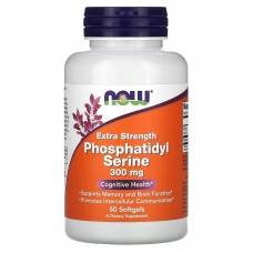 NOW Foods, Extra Strength, фосфатидилсерин, 300 мг, 50 капсул (Товар снят с продажи) NOW Foods, Extra Strength, фосфатидилсерин, 300 мг, 50 капсул (Товар снят с продажи)