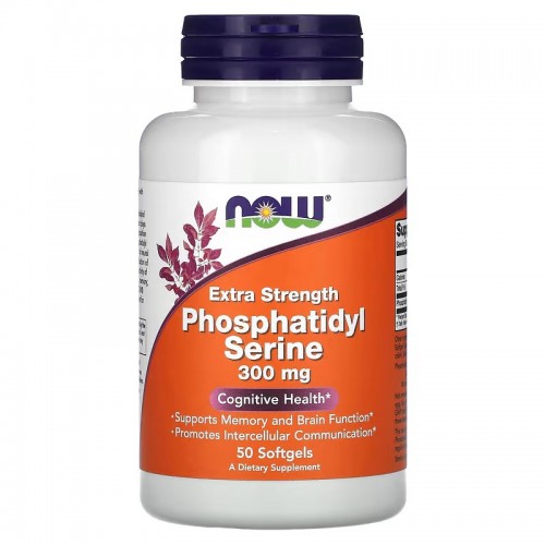 NOW Foods, Extra Strength, фосфатидилсерин, 300 мг, 50 капсул (Товар снят с продажи) NOW Foods, Extra Strength, фосфатидилсерин, 300 мг, 50 капсул (Товар снят с продажи)