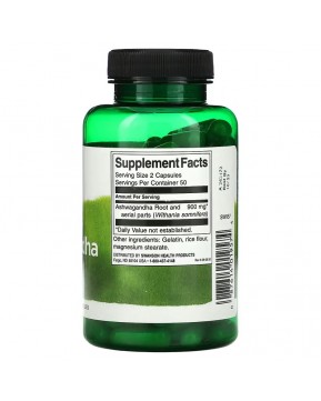 Swanson, ашваганда, 450 мг, 100 капсул