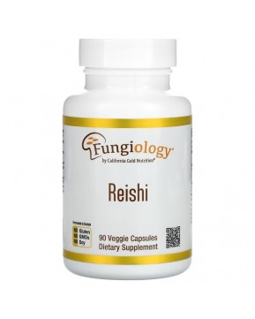 California Gold Nutrition, рейши (Ganoderma lucidum), полный спектр, сертифицированный органический продукт, поддержка на клеточном уровне, 90 растительных капсул California Gold Nutrition, рейши (Ganoderma lucidum), полный спектр, сертифицированный органический продукт, поддержка на клеточном уровне, 90 растительных капсул