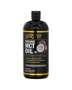 California Gold Nutrition, SPORTS, органическое масло MCT, неароматизированное, 946 мл (32 жидк. унции) California Gold Nutrition, SPORTS, органическое масло MCT, неароматизированное, 946 мл (32 жидк. унции)