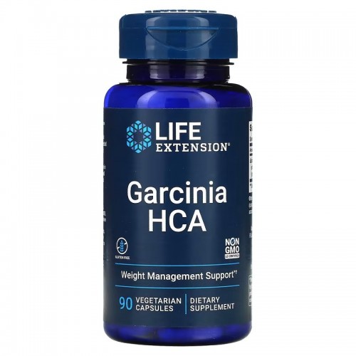 Life Extension, гарциния HCA, 90 вегетарианских капсул Life Extension, гарциния HCA, 90 вегетарианских капсул