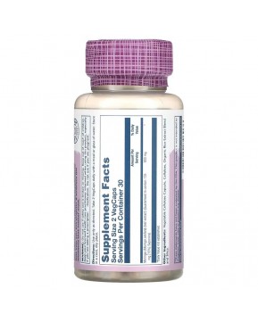 Solaray, Экстракт из листьев моринги, 450 мг, 60 растительных капсул