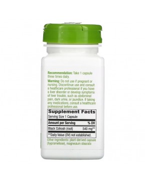 Nature's Way, корень воронца кистевидного, 540 мг, 100 вегетарианских капсул