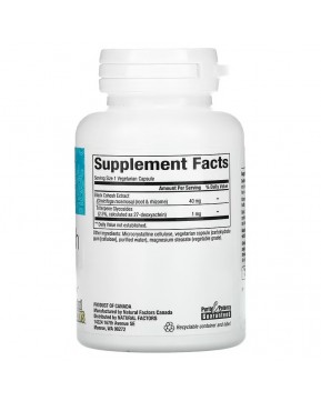 Natural Factors, WomenSense, экстракт черного кохоша, средство для облегчения менопаузы, 90 вегетарианских капсул