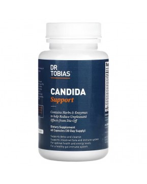 Dr. Tobias, Candida Support, 60 капсул Dr. Tobias, Candida Support, 60 капсул