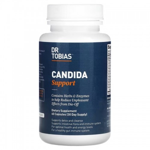 Dr. Tobias, Candida Support, 60 капсул Dr. Tobias, Candida Support, 60 капсул