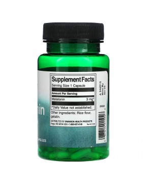 Swanson, Мелатонин, 3 мг, 120 капсул