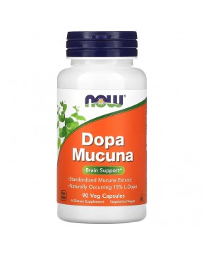 NOW Foods, Dopa Mucuna, 90 растительных капсул NOW Foods, Dopa Mucuna, 90 растительных капсул