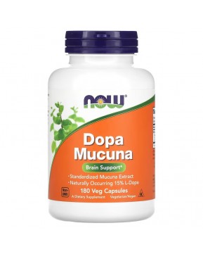 NOW Foods, Dopa Mucuna, 180 растительных капсул NOW Foods, Dopa Mucuna, 180 растительных капсул