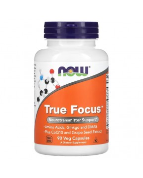 NOW Foods, True Focus, 90 растительных капсул NOW Foods, True Focus, 90 растительных капсул