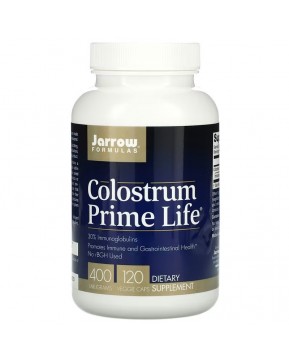 Jarrow Formulas, Prime Life, молозиво, 400 мг, 120 растительных капсул Jarrow Formulas, Prime Life, молозиво, 400 мг, 120 растительных капсул