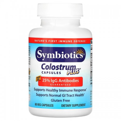 Symbiotics, Колострум Плюс, 60 капсул Symbiotics, Колострум Плюс, 60 капсул