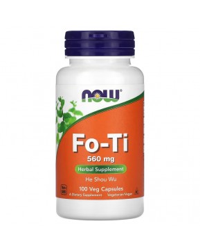 NOW Foods, Fo-Ti, He Shou Wu, горец многоцветковый 560 мг, 100 вегетарианских капсул NOW Foods, Fo-Ti, He Shou Wu, горец многоцветковый 560 мг, 100 вегетарианских капсул