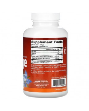 Jarrow Formulas, GLA-240, бурачник, 1200 мг, 120 капсул