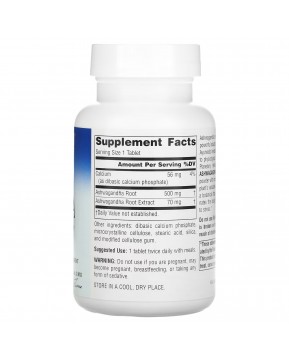 Planetary Herbals, Ашвагандха полного спектра действия, 570 мг, 60 таблеток