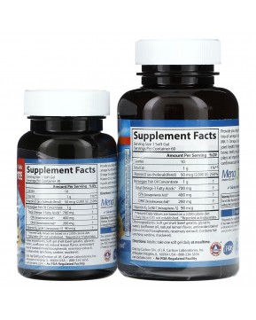 Carlson, Elite Omega-3 с витаминами D и K, натуральный лимонный вкус, 60 (+ 30 бонусных) мягких капсул