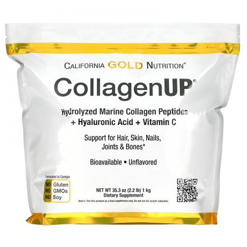 California Gold Nutrition, CollagenUP, коллаген без добавок, 1 кг California Gold Nutrition, CollagenUP, коллаген без добавок, 1 кг