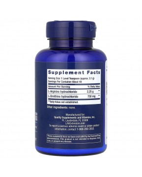 Life Extension, порошок аргинина и орнитина, 150 г (5,29 унции)