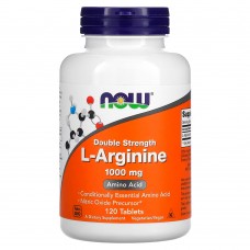 NOW Foods, L-аргинин, 1000 мг, 120 таблеток