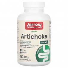 Jarrow Formulas, артишок, 500 мг, 180 растительных капсул