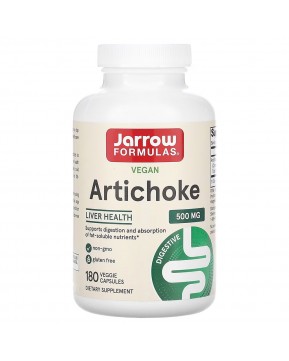 Jarrow Formulas, артишок, 500 мг, 180 растительных капсул